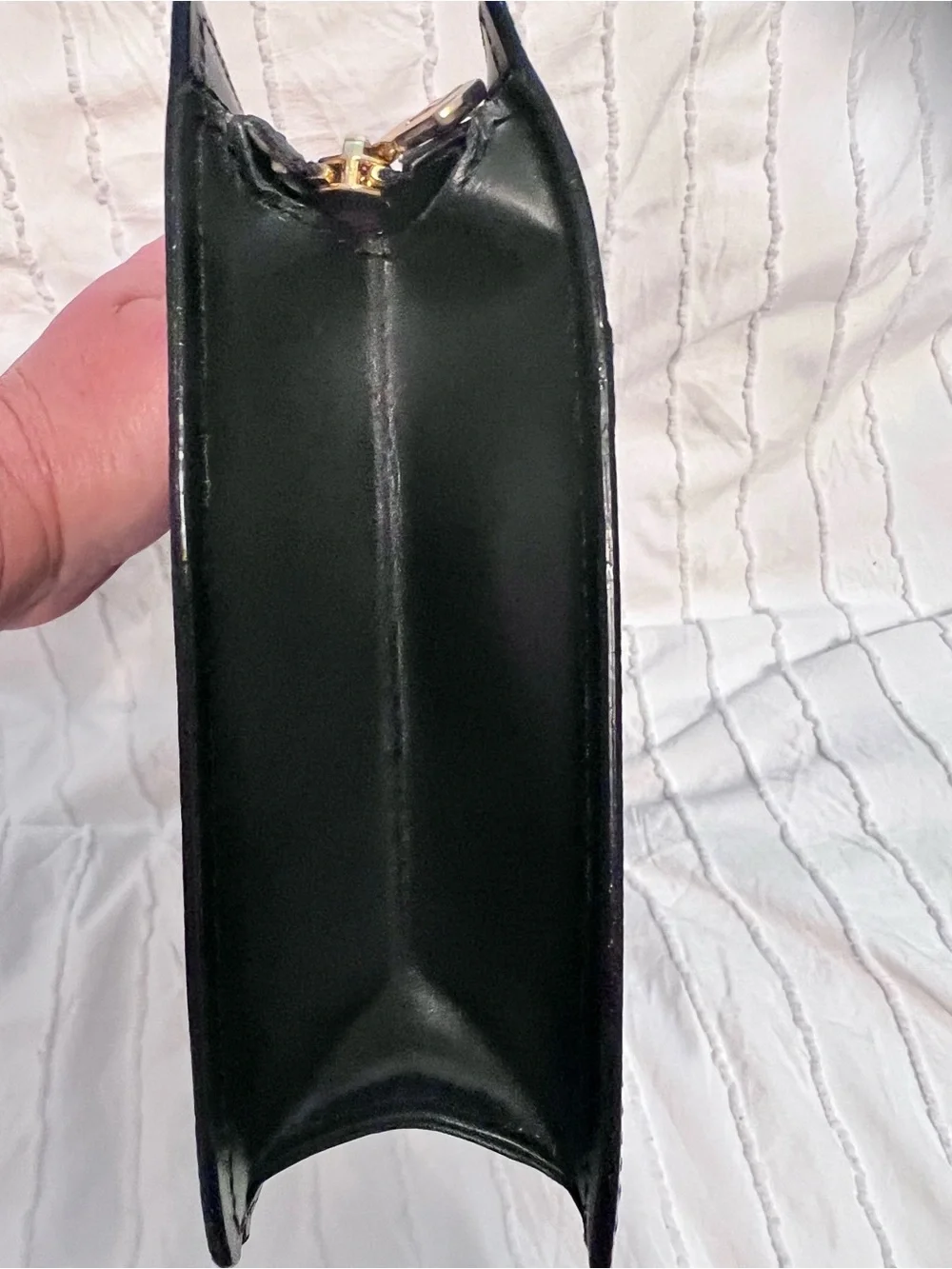 Louis Vuitton Black Epi Leather Clutch